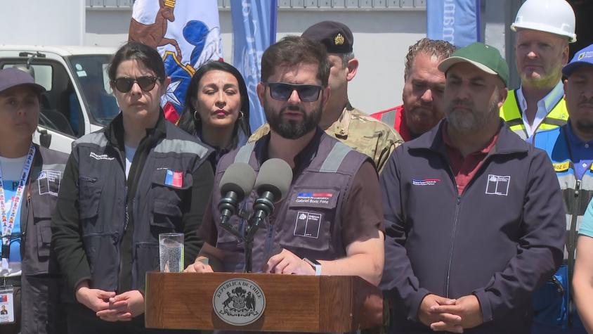 Pdte. Boric confirma que ya se han pagado más de 1.800 bonos de emergencia a damnificados por los incendios