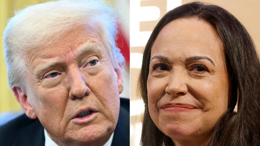 Un día después de hablar con Delcy: Trump recibe hoy a Machado en la Casa Blanca