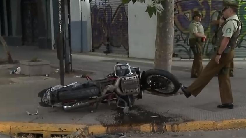Conductor ebrio chocó a carabinero en moto en Providencia: hombre arrojó 1,98 en alcotest