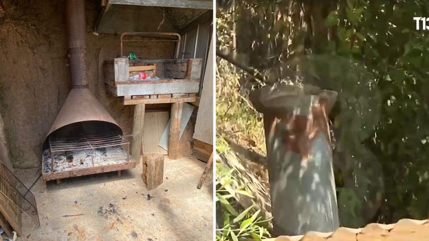 Casi intacta y con la cocina de leña: Video muestra la casa donde se habría originado el incendio en el Biobío