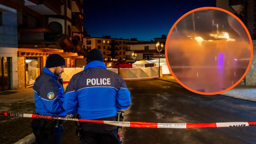 Tragedia en bar de Suiza: Video muestra cómo inició el incendio que dejó 40 muertos