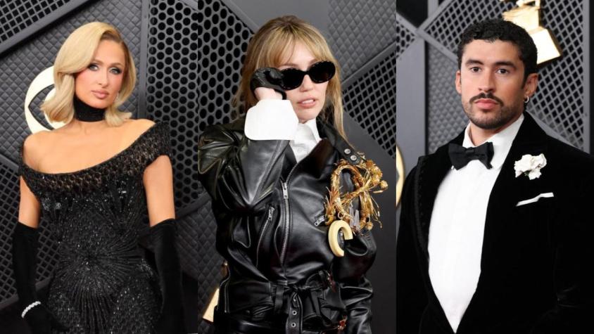 FOTOS | Desde Paris Hilton a Bad Bunny: Los looks que marcaron la alfombra roja de los Grammy 2026