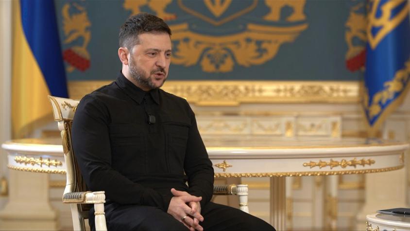 Ucrania no está perdiendo la guerra, afirma Zelenski a AFP