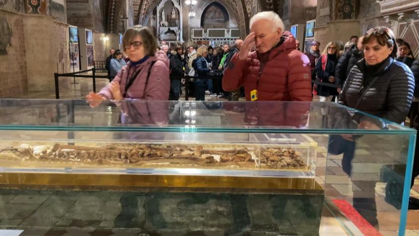 Italia expone por primera vez las reliquias de San Francisco de Asís
