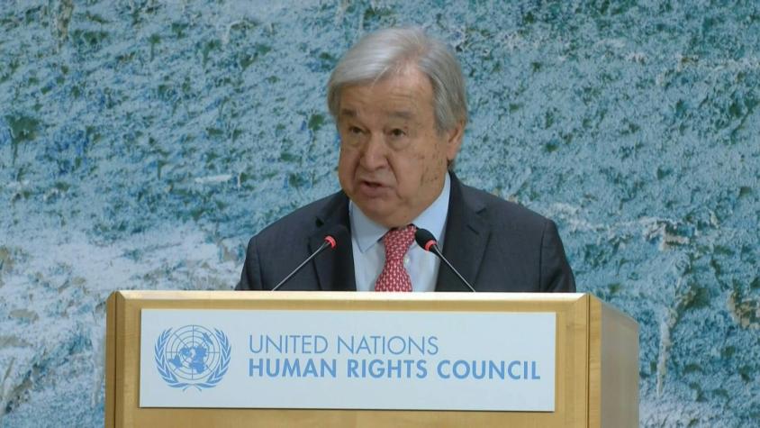 El jefe de la ONU denuncia el auge de "la ley del más fuerte" en el mundo