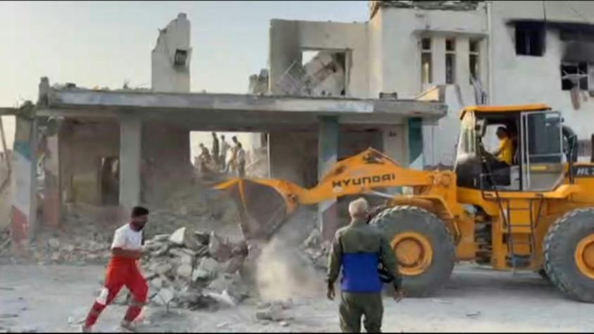 Media Luna Roja cifra en más de 100 los muertos por ataque sobre escuela de Irán