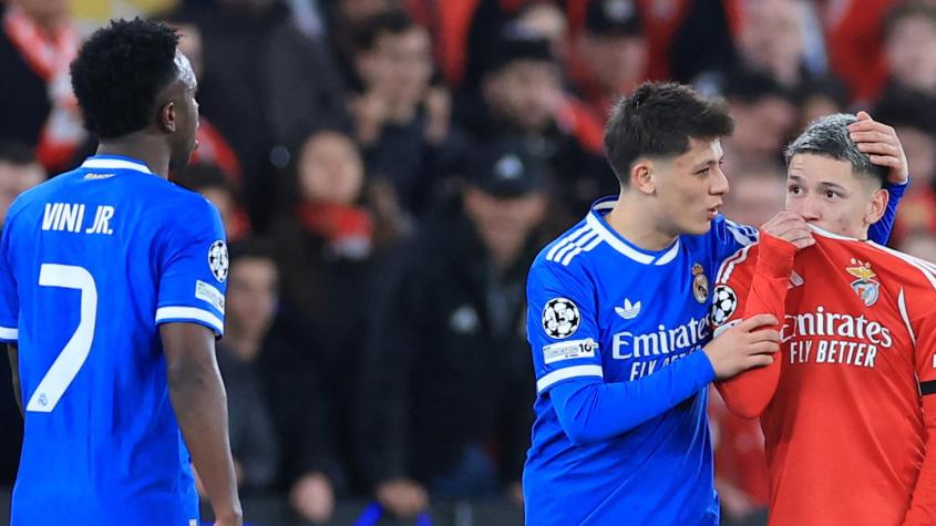 Ya se había peleado con el público chileno: Vinicius Jr. acusa que jugador argentino le gritó "mono" en la Champions