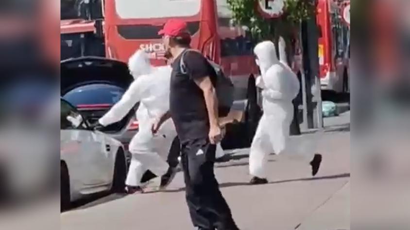 Violento asalto con armas de fuego a tienda de telefonía en San Miguel: intimidaron a clientes en el interior Violento asalto con armas de fuego a tienda de telefonía en San Miguel: intimidaron a clientes en el interior