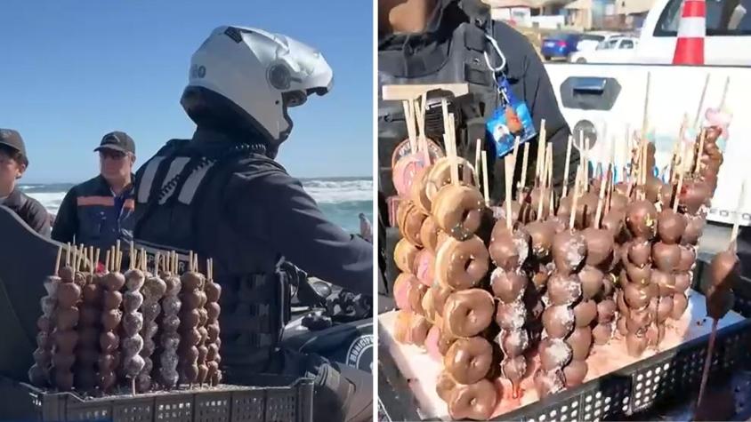 Revelan cuál sería el impensado negocio que estaría detrás de las frutillas con ‘chocolate’ que se venden en las playas 
