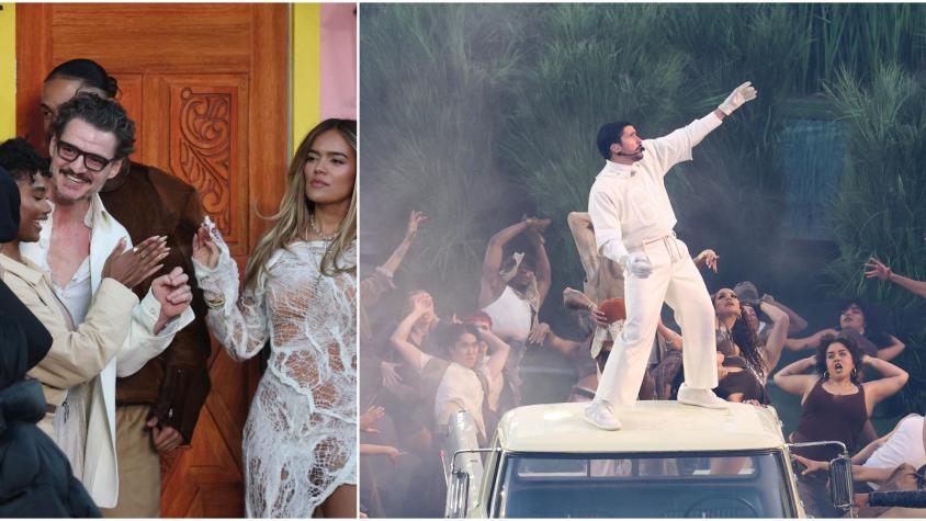 Sí, era Pedro Pascal: Todos los famosos que estaban en  la "casita" de Bad Bunny en el Super Bowl