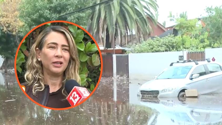 Periodista relata grave anegamiento de su casa tras lluvias en Las Condes: ‘Todo está flotando en barro’” Periodista relata grave anegamiento de su casa tras lluvias en Las Condes: ‘Todo está flotando en barro’”