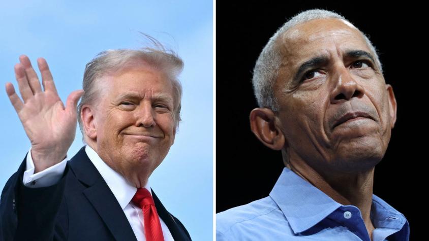 Polémica en EE.UU. por video difundido por Trump donde caracteriza a los Obama como monos