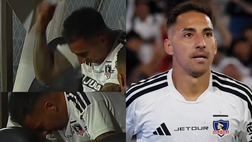 VIDEO | El minuto de furia de Javier Correa: desquitó su rabia contra banca de Colo-Colo