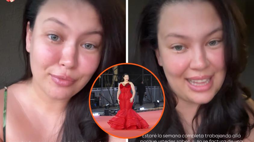 Michelle Carvalho acusó que fue 'vetada' de la Gala de Viña tras polémico vestido que lució el año pasado: "Soy la reina del marketing"