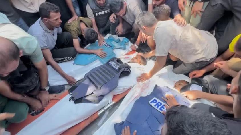 Récord de 129 trabajadores de medios de comunicación muertos en 2025, según entidad de periodistas