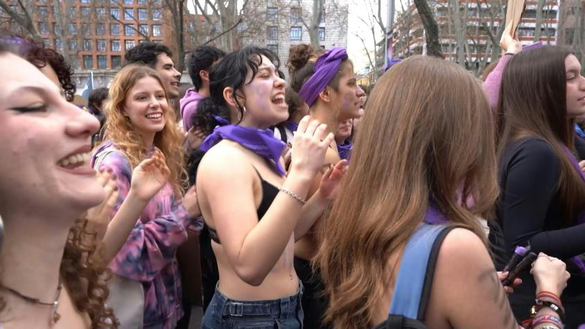 Movilizaciones del 8-M: “No a la guerra” en las marchas por el Día de la Mujer