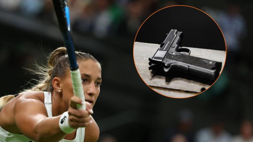 Tenista denuncia amenazas con fotos de sus padres y una pistola a través de WhatsApp: "Fue muy aterrador"