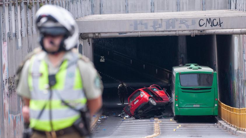 Fatal accidente en La Cisterna: conductor de taxi muere tras chocar con una camioneta