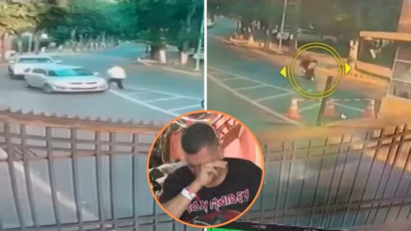 “No sentía la pierna”: El dramático relato de conserje atropellado por visita en Huechuraba