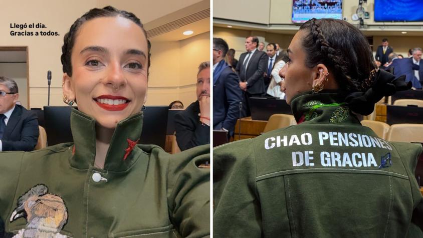 “Jamás buscaría ridiculizar”: La explicación de diputada Rodríguez tras comentado traje en alusión a Carabineros