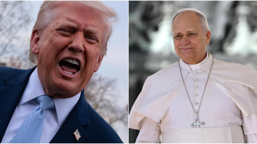 Donald Trump rechaza llamado del papa León XVI por bombardeos en Irán: “No quiero hacer un alto el fuego”