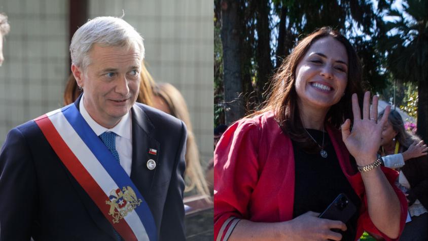 El viral error de Kast con Natalia Duco en su primera actividad pública