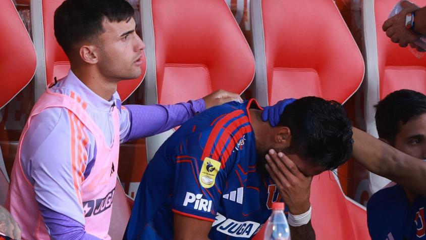 Salió de la cancha llorando: Hinchas de la U reaccionan a nueva lesión de Juan Martín Lucero