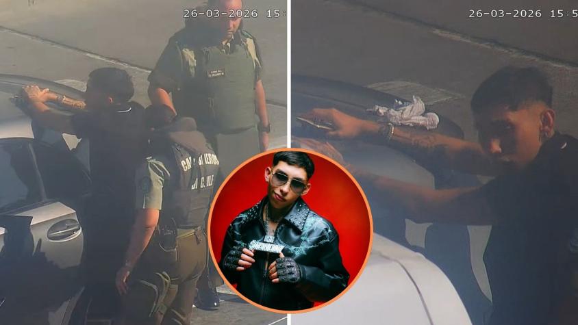 Evadió control, portaba droga y tenía millones en efectivo: el momento de la detención del artista Standly en Lo Barnechea Evadió control, portaba droga y tenía millones en efectivo: el momento de la detención del artista Standly en Lo Barnechea