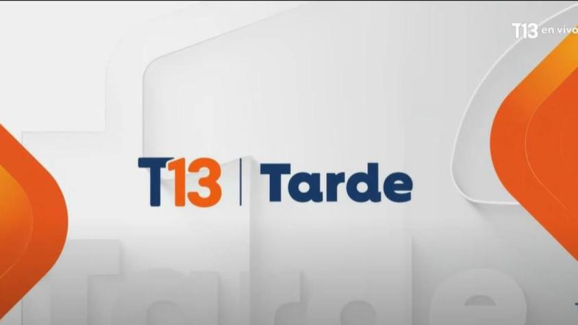 Revisa la edición de T13 Tarde de este 29 de marzo
