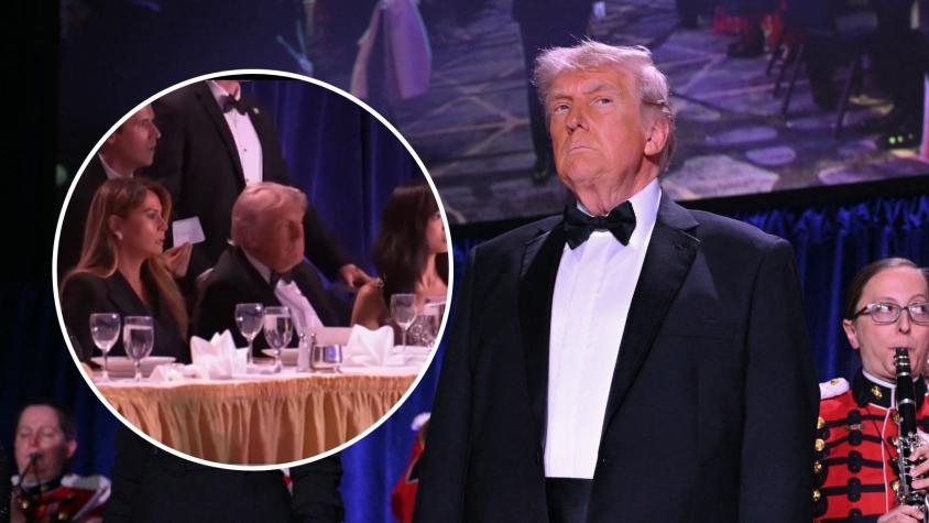 Evacúan a Donald Trump desde cena de corresponsales de la Casa Blanca