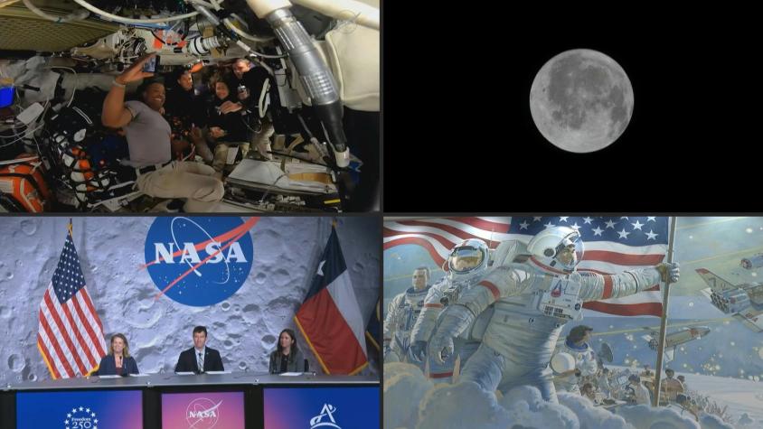 Astronautas de Artemis vislumbran el “Gran Cañón” de la Luna