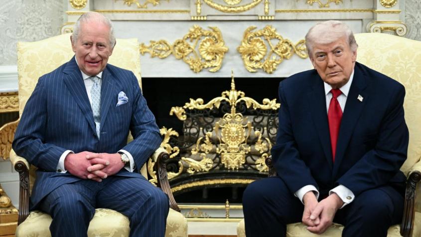 Trump dice al Rey Carlos III que EE.UU. "no tiene amigos más cercanos que los británicos"