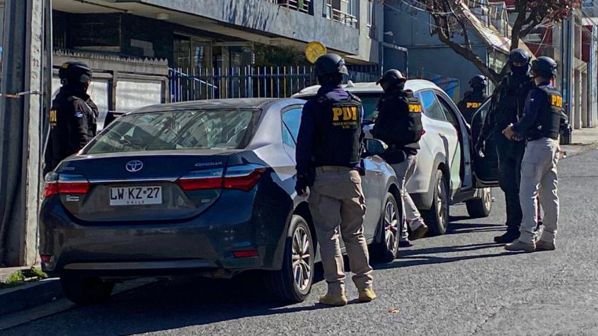 Múltiples operativos de PDI en Concepción y Santiago: desarticulan banda ligada al Tren de Aragua