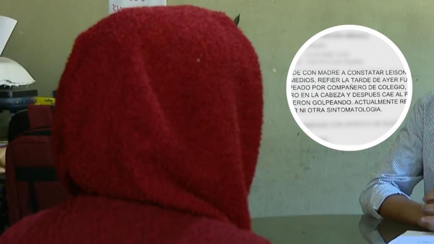 Madre acusa que colegio no informó agresión a su hijo