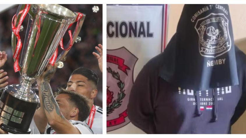 Fue capturado y le taparon el rostro: Excampeón con Colo-Colo fue detenido en Paraguay