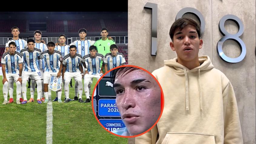 "No fue mi intención, pero...": Argentina publica disculpa de joven futbolista que ofendió a Colombia en final de Sudamericano
