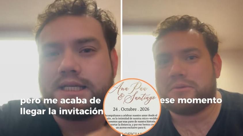 Joven fue ‘invitado’ a boda de su amiga pero con una insólita condición: “No sé si sea una tendencia”