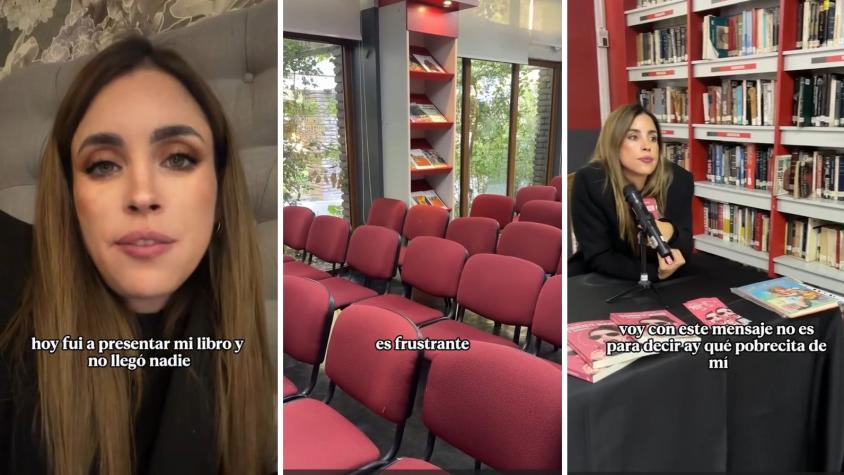 Escritora chilena fue a presentar su libro y no llegó nadie: “Hoy no salió bien” 