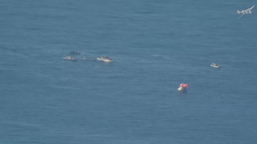 HISTÓRICO: cápsula Orion completa su regreso a la Tierra y ameriza en el Pacífico tras misión lunar de Artemis 2