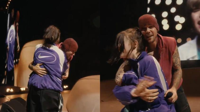 Justin Bieber le dedicó "One Less Lonely Girl" a Billie Eilish durante su presentación en Coachella