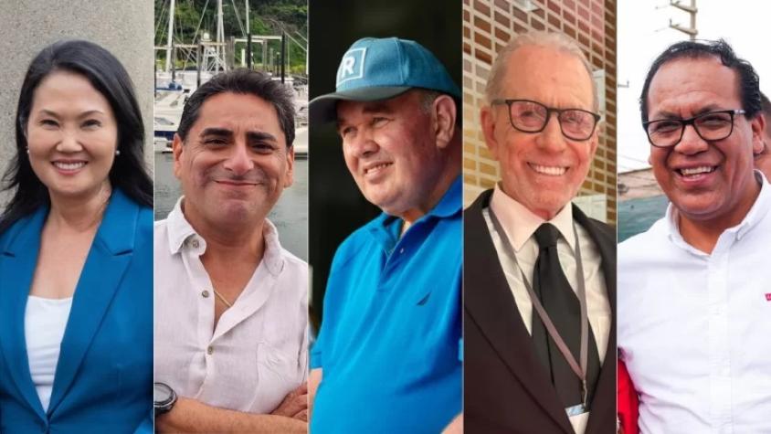 Perú: Así llegan los candidatos a las elecciones presidenciales de mañana, según las últimas encuestas