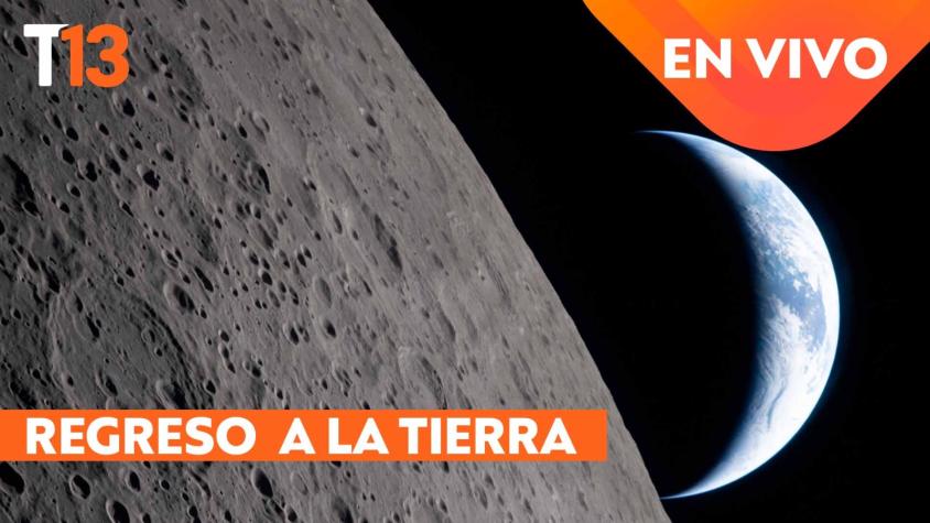 Sigue EN VIVO el histórico retorno del Artemis II a la Tierra