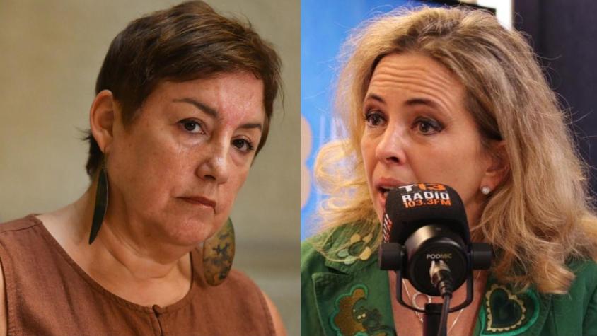 Senadora Beatriz Sánchez reaccionó a dichos de Vanessa Kaiser contra el Ministerio de la Mujer: "Es bien terraplanista"