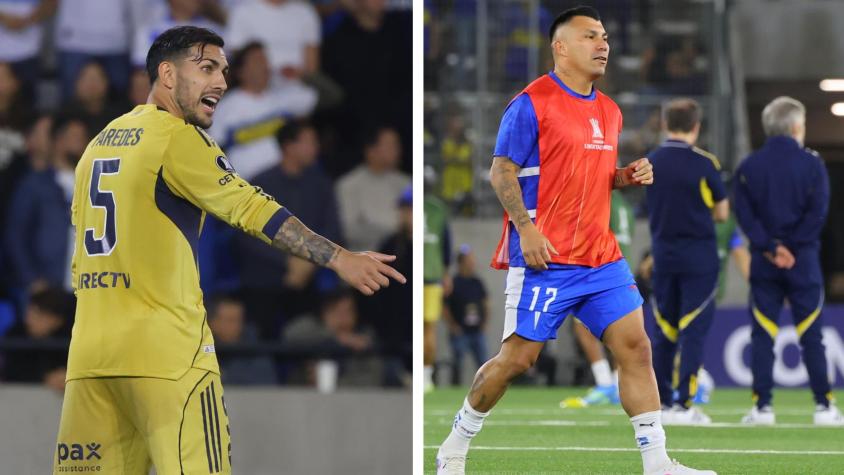 Tras la derrota de la UC ante Boca Juniors: Así fue el encuentro de Medel y Paredes post partido