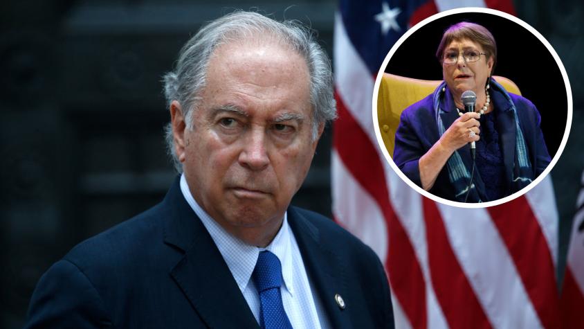 Exembajador Valdés acusa "sabotaje" del gobierno a Bachelet y dice que retiro de apoyo quedará en la historia como un momento "penoso"