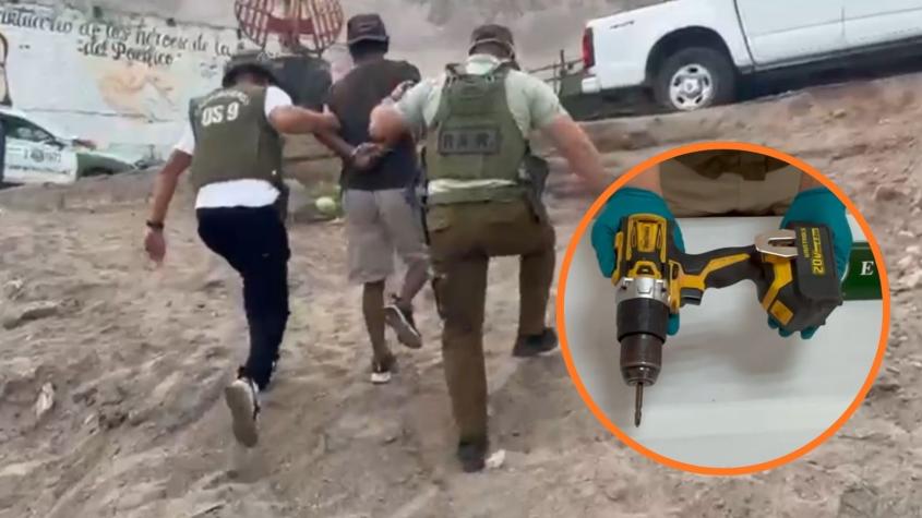 Detienen a tres sujetos que asesinaron a un hombre con un taladro en Iquique