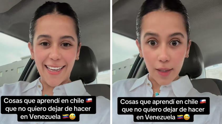 Venezolana revela las cosas que aprendió en Chile y que no quiere "dejar de hacer": generó amplio debate