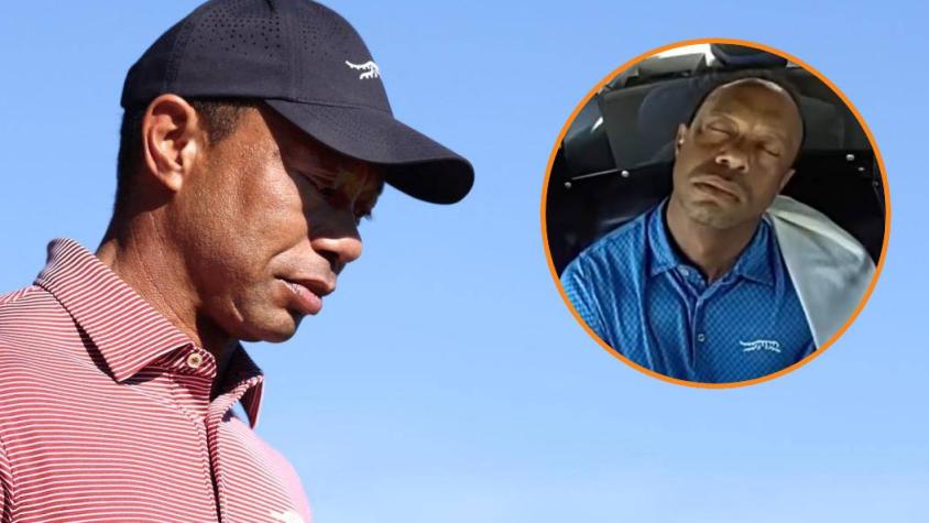 "Está bajo una sustancia desconocida": Liberan video de la detención de Tiger Woods tras choque en Florida