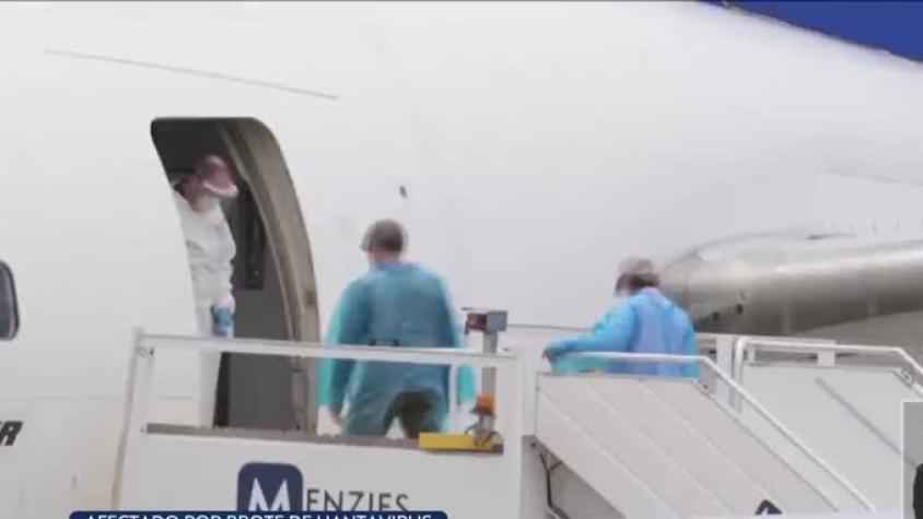 Impresionante operativo de desembarco de crucero afectado por brote de hantavirus