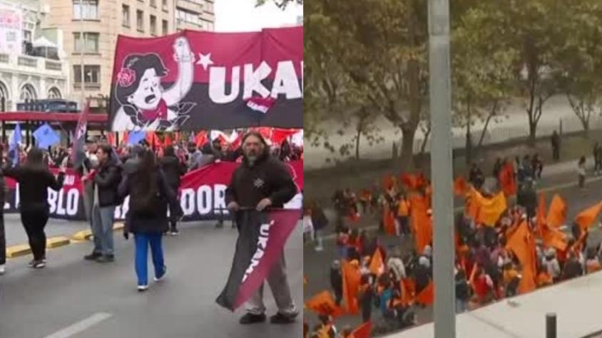 Día del Trabajador: Asistentes comienzan a llegar a marchas por el 1 de mayo en el centro de Santiago